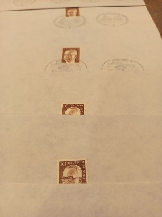 Zestaw kopert, znaczków Olimpiada 1972