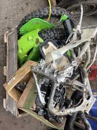 Kawasaki KX 85 wał cylinder koła hamulce