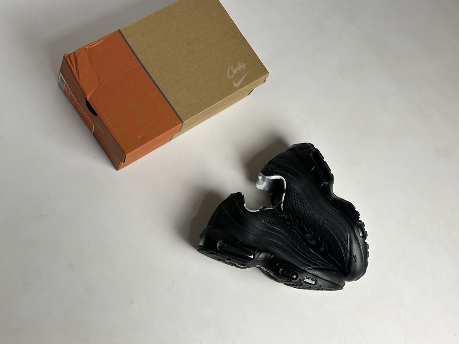 Nike Air Max 95 Corteiz Black чорні кросівки черные кроссовки найк 43