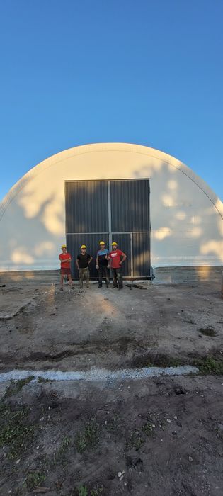 Ангари ПВХ.  Павільйони, Навіси, Штори