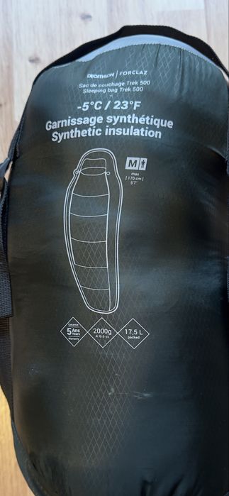 Śpiwor Forclaz -5* syntetyczny zimowy