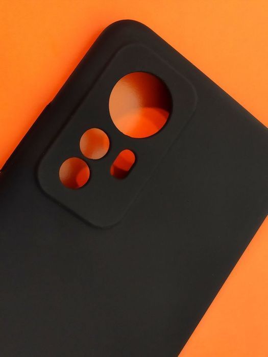 Чехол Silicone Case для Xiaomi 12 Pro силикон микрофибра качество