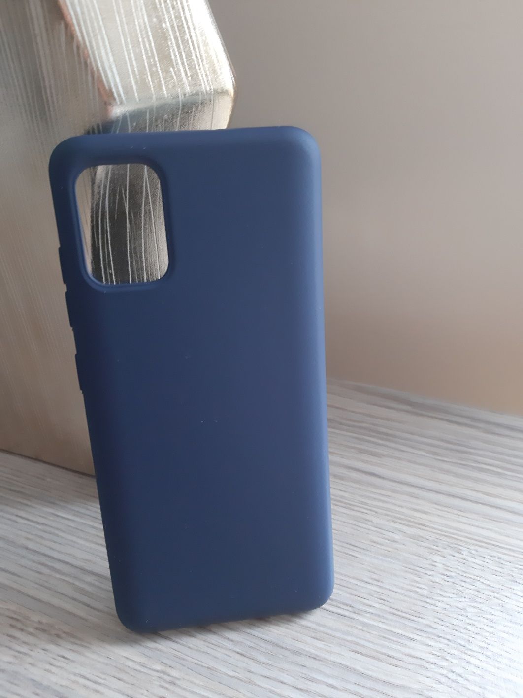 Etui case opakowanie samsung a51 Blue dark siky kolekcja tkmaxx