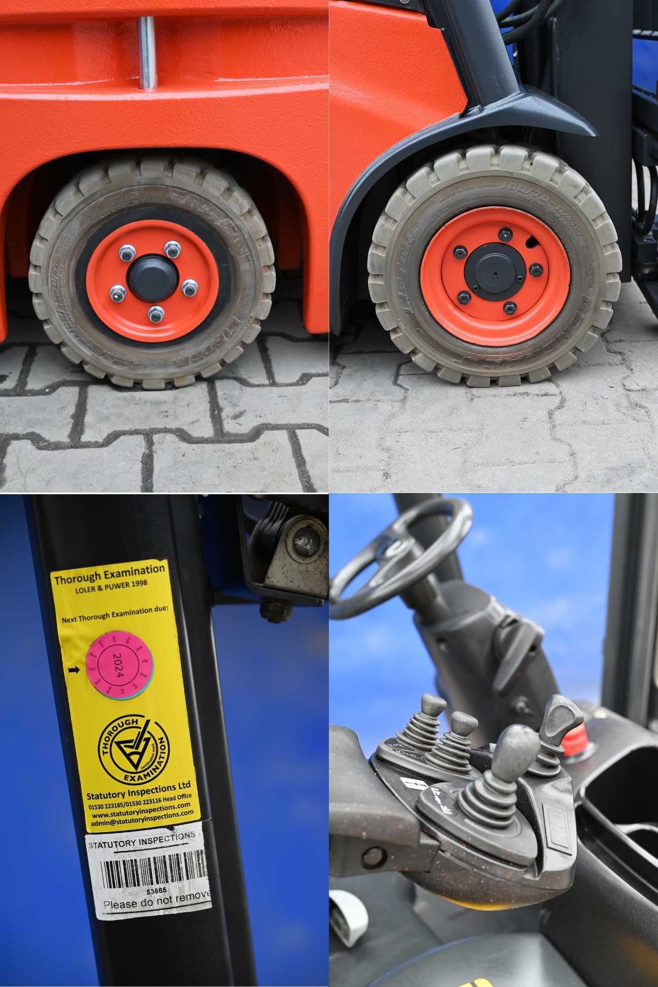 Wózek widłowy Linde E15 Triplex 410 cm 1394 mth Bat.2021 rok FHP 370
