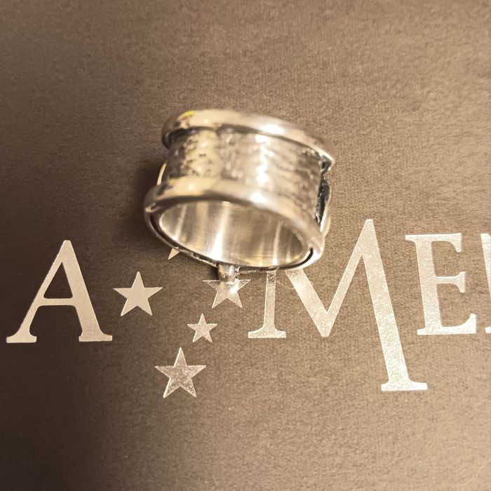 Anel aliança infinito  noivado em prata e pérolas