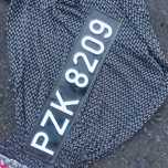 Stara tablica PZK czarna