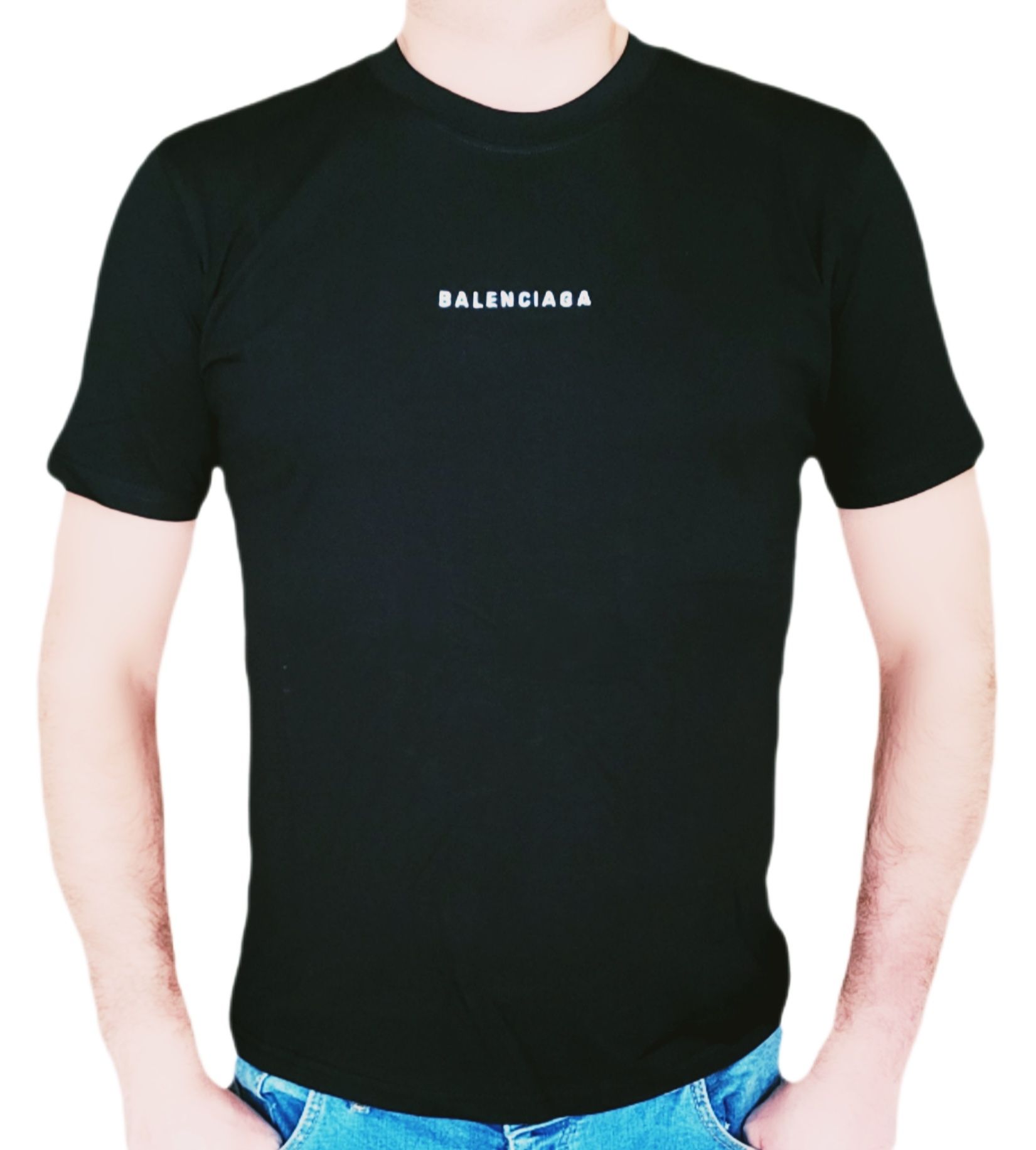Koszulka T-Shirt męski Balenciaga czarna