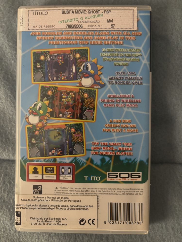 Jogos PSP com caixa