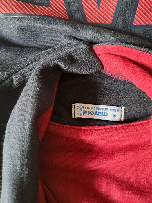 Fato treino azul escuro/bordeaux, menino, 8 anos, Mayoral