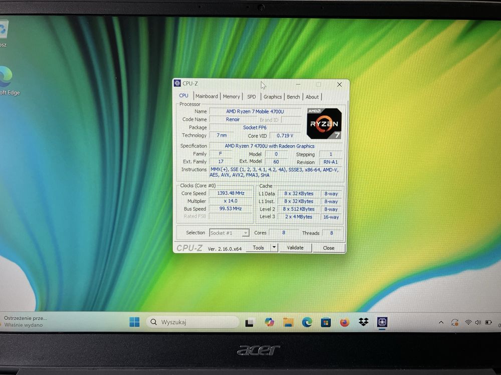 Acer swift 3 SF314-42
