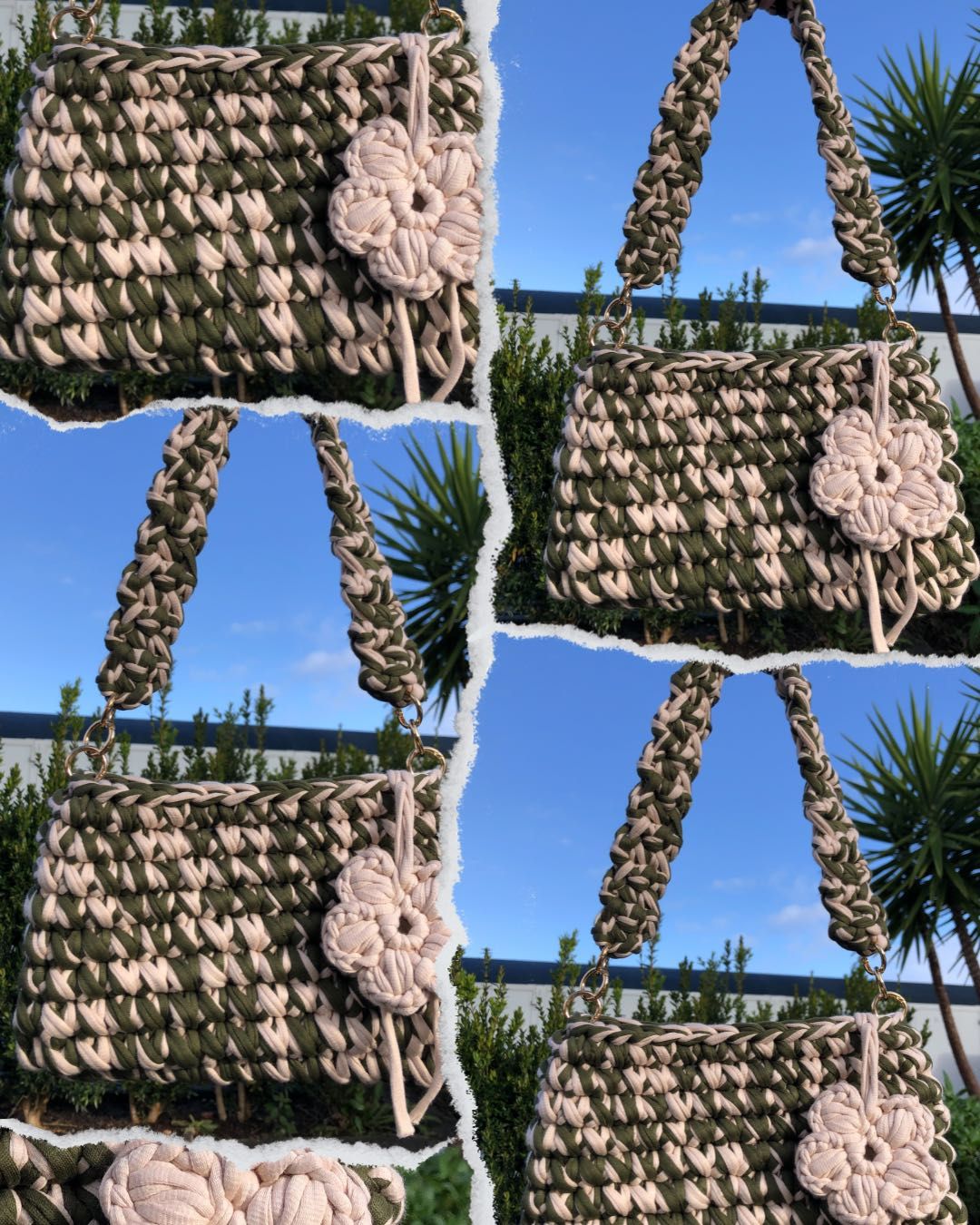 Bolsa de crochet