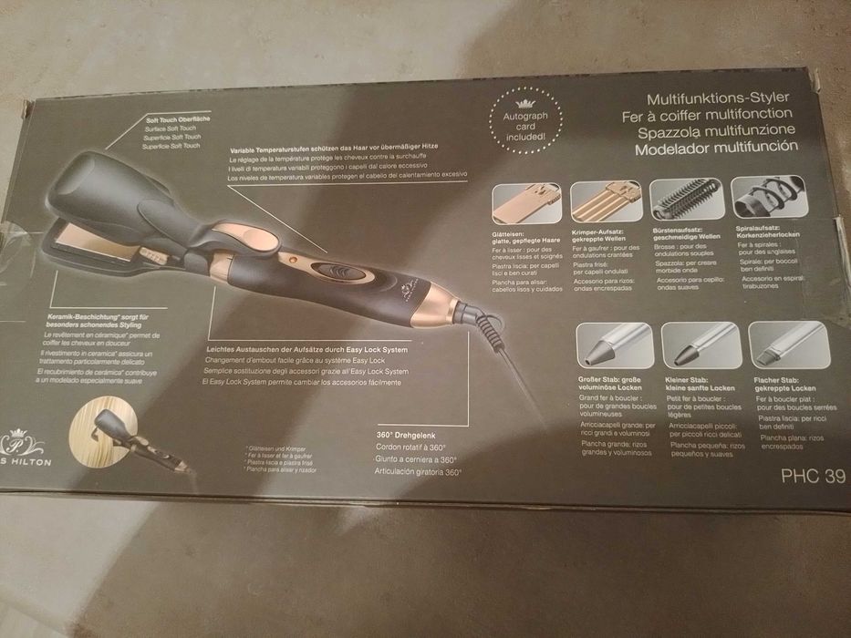 Prostownico - falownica Paris Hilton 4w1