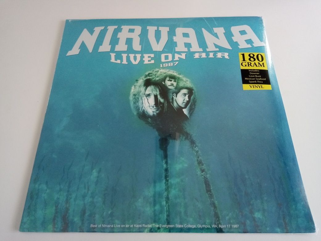 Disco Vinil Nirvana ‎– Live On Air 1987 Novo Selado