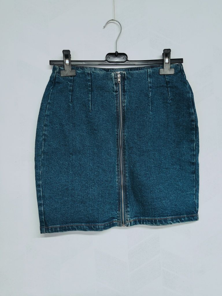 Spódniczka spódnica jeansowa dżinsowa krótka ciemny jeans rozmiar 36