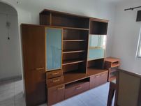 Estante / Armário de Sala, cerejeira / vidro