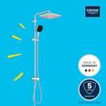 Grohe Vitalio Comfort 250 zestaw prysznicowy ścienny z deszczownicą
