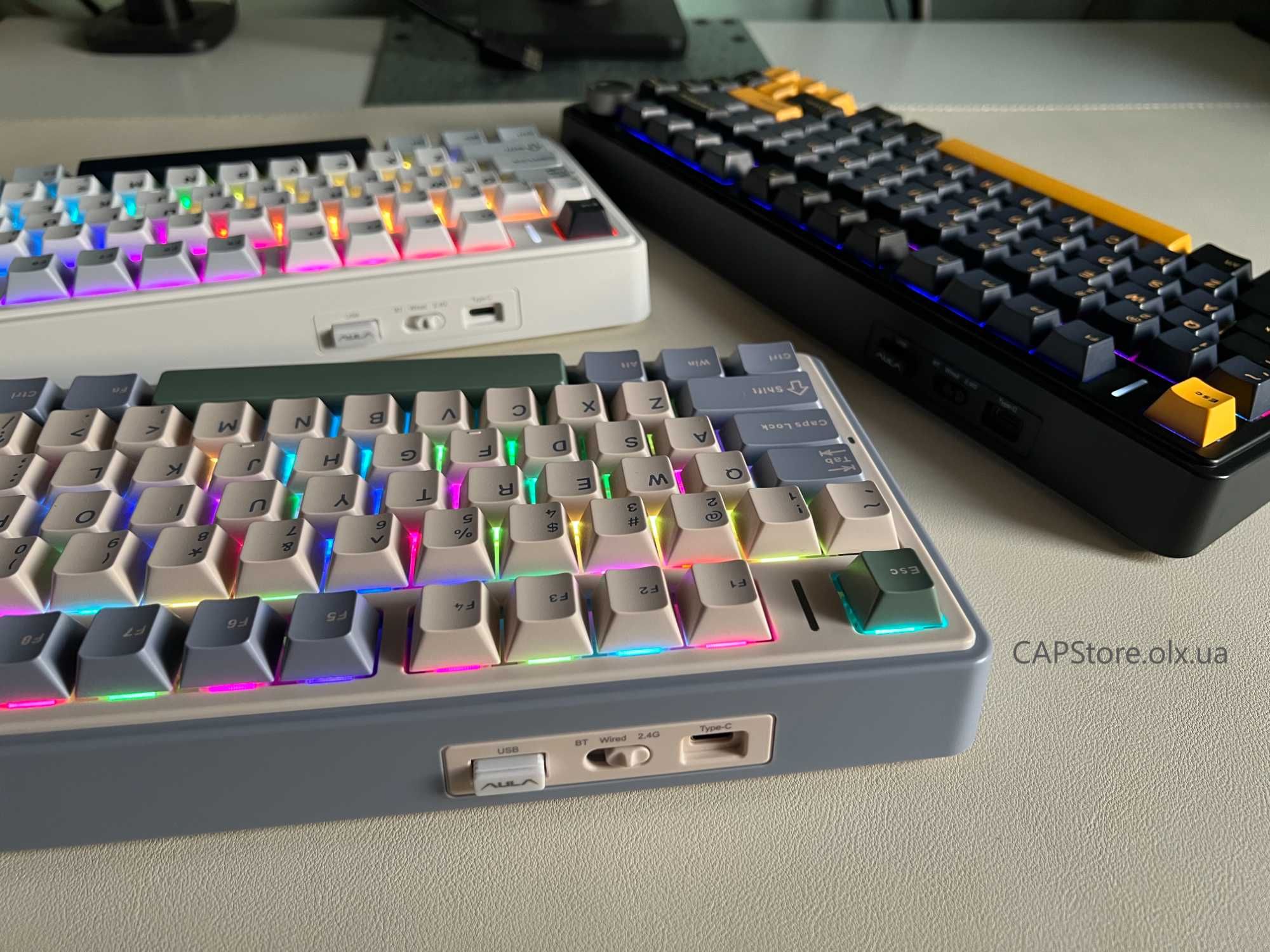 ‼️Нова Aula F75‼️ЗАПАКОВАНА Механічна Бездротова Клавіатура з RGB