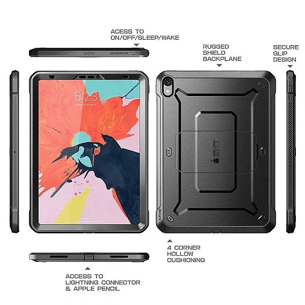 Etui Supcase Unicorn Beetle Pro Ipad Pro 12.9/2018, 2021 Black