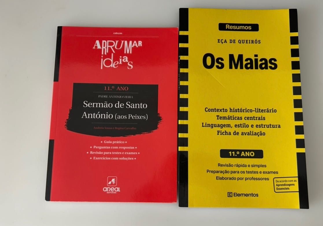 Resumos “Os Maias” e Arrumar Ideias “Sermão Santo António” 11o ano