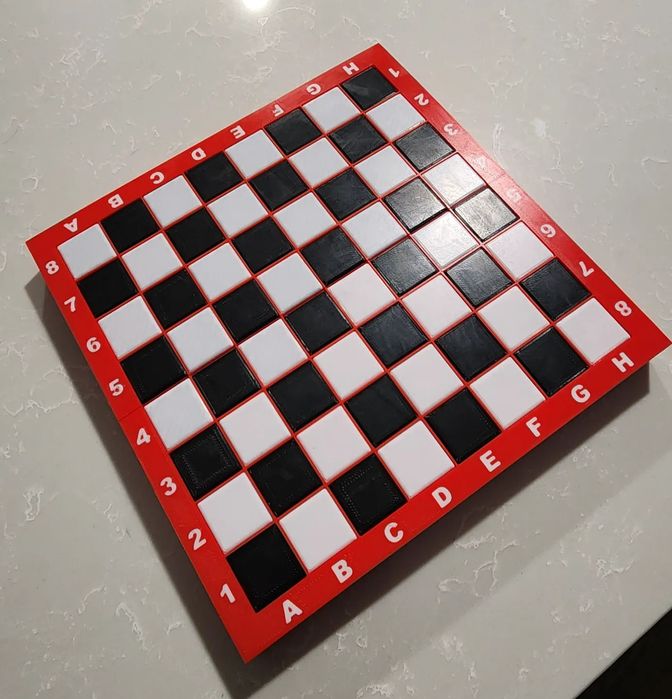 Tabuleiro de Xadrez (Cores Integradas)