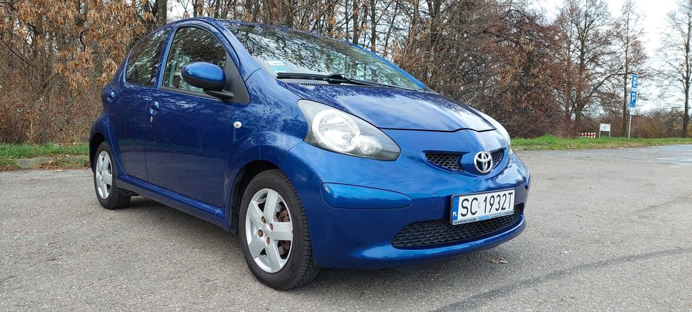 Toyota Aygo 07r., 1.0 benzyna, klima, OPŁATY DO 11.26 !!, świetny stan