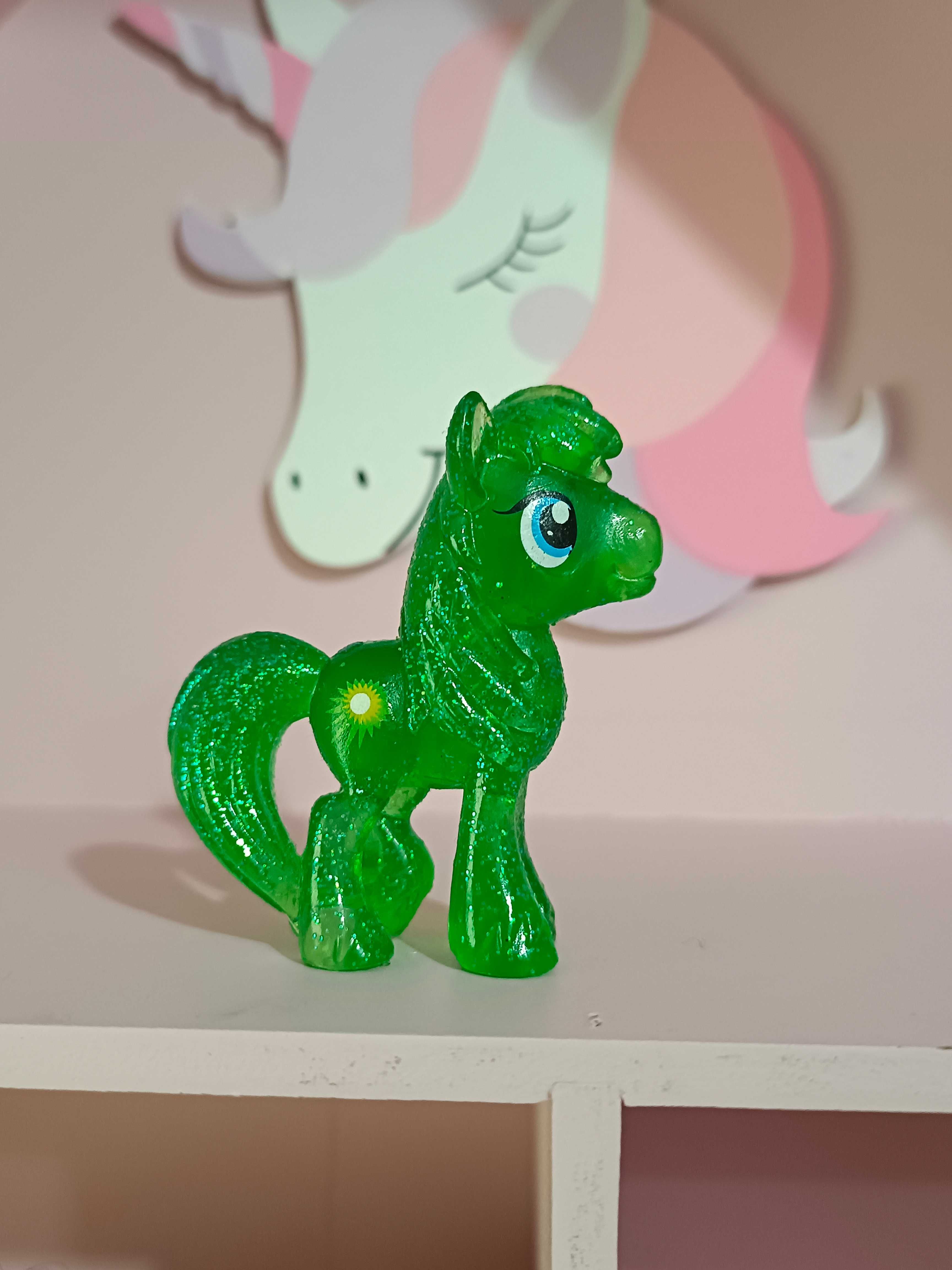 My Little Pony Emerald Ray glitter G4 figurka MLP unikat