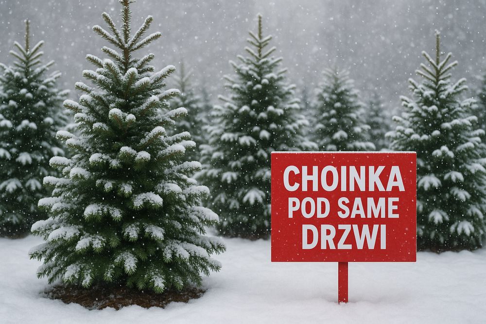Choinka z Dowozem Pod Same DRZWI!!!