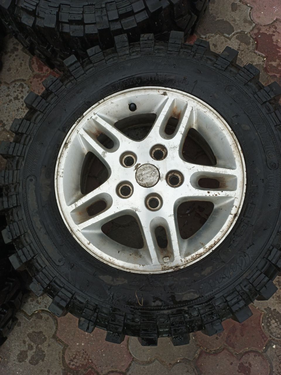 Колеса болотяні 245/70R16 на легкосплавних диска