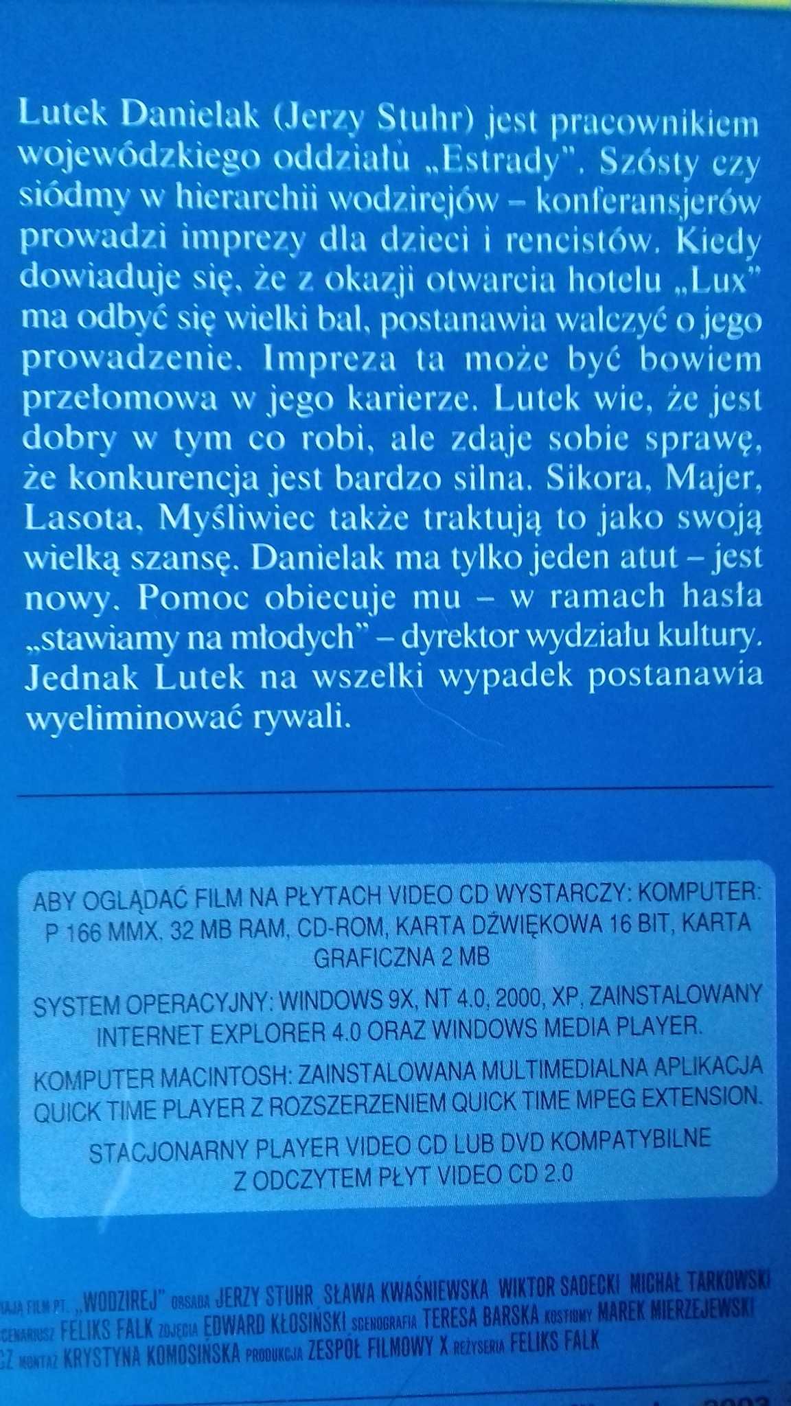 "Wodzirej" Jerzy Stuhr płyta video cd