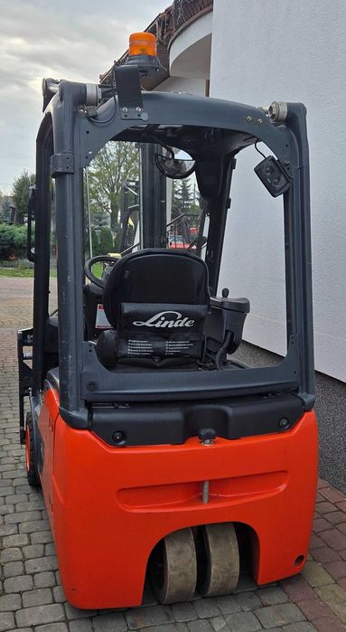 WÓZEK widłowy LINDE E16C , TRIPLEX 4,92, 4 sekcje, pozycjoner