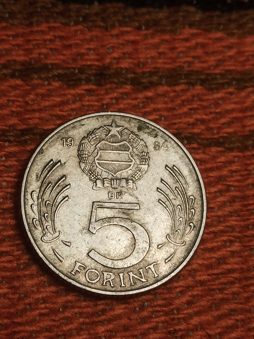 Moneta 5 Forint Węgry Kossuth 1984 r.