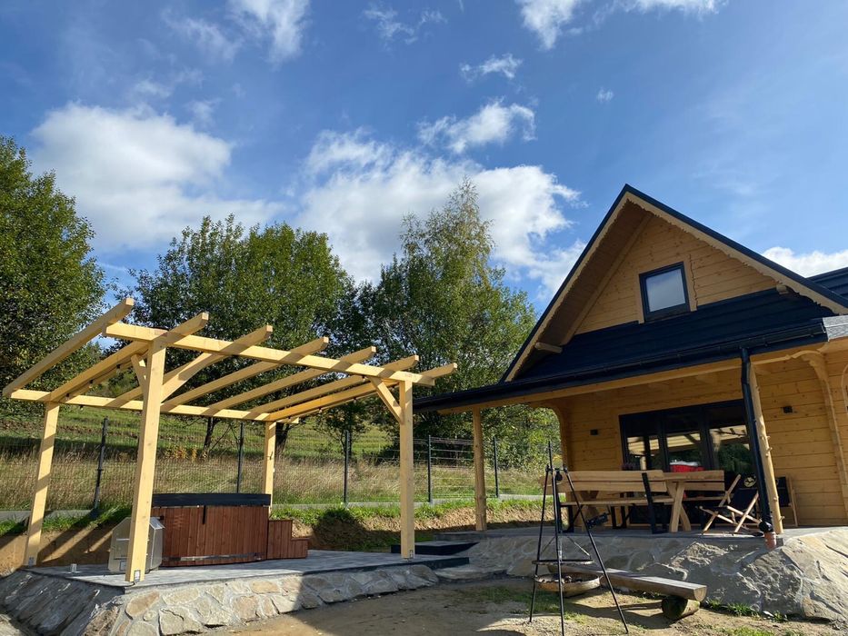 Akacjowe Zacisze komfotowe Domki Caloroczne Balia/Jacuzzi