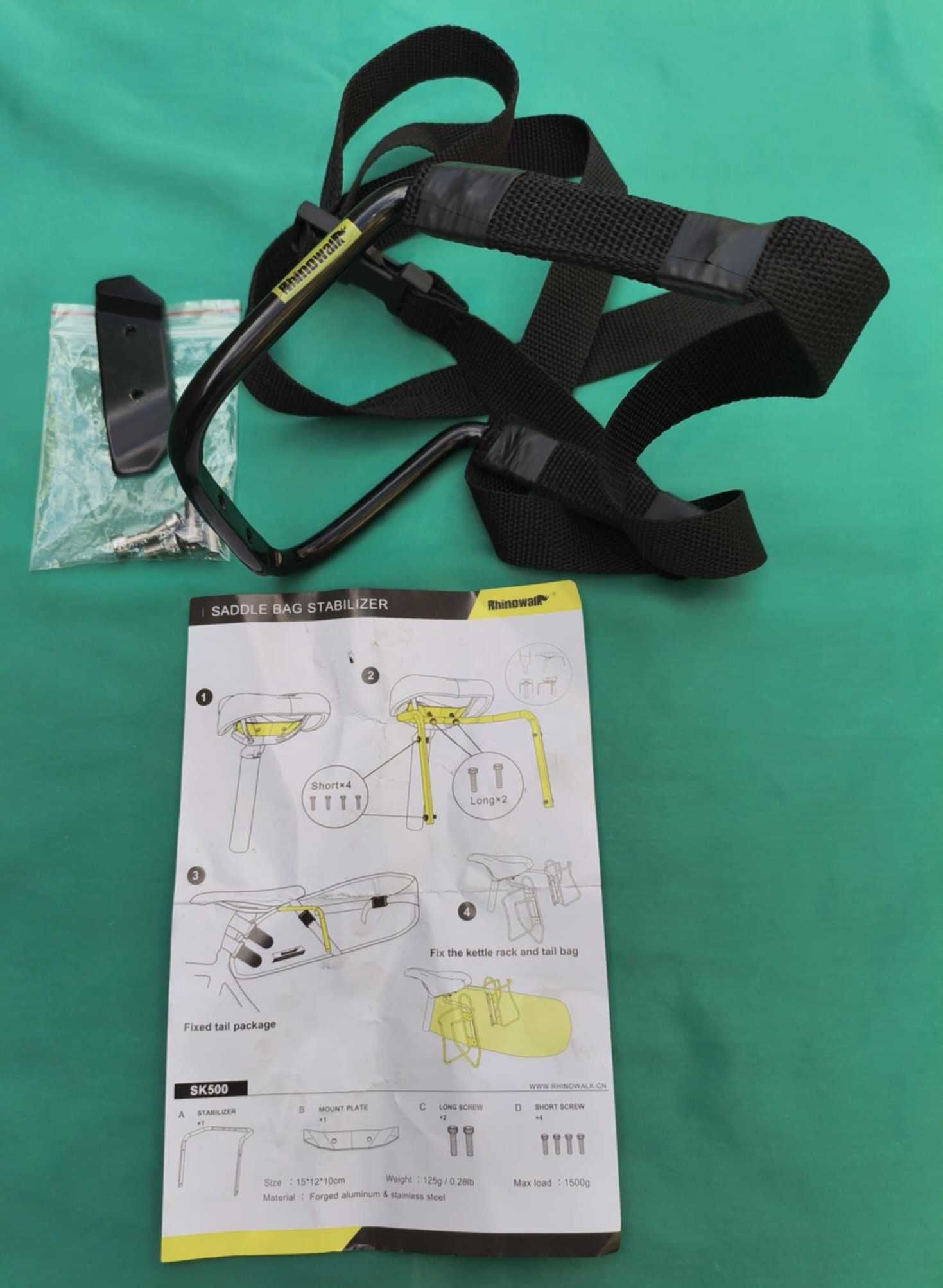 Alforge para bicicleta, á prova de água.