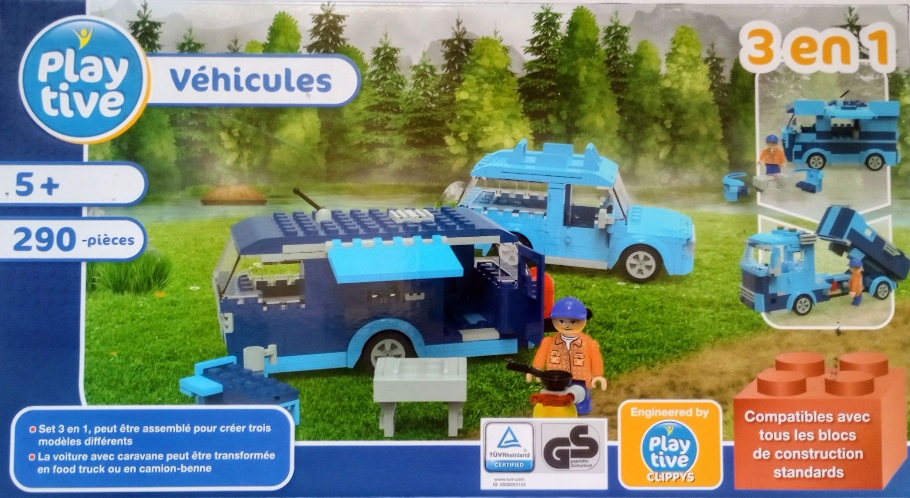 Klocki konstrukcyjne playtive 290 elementòw
