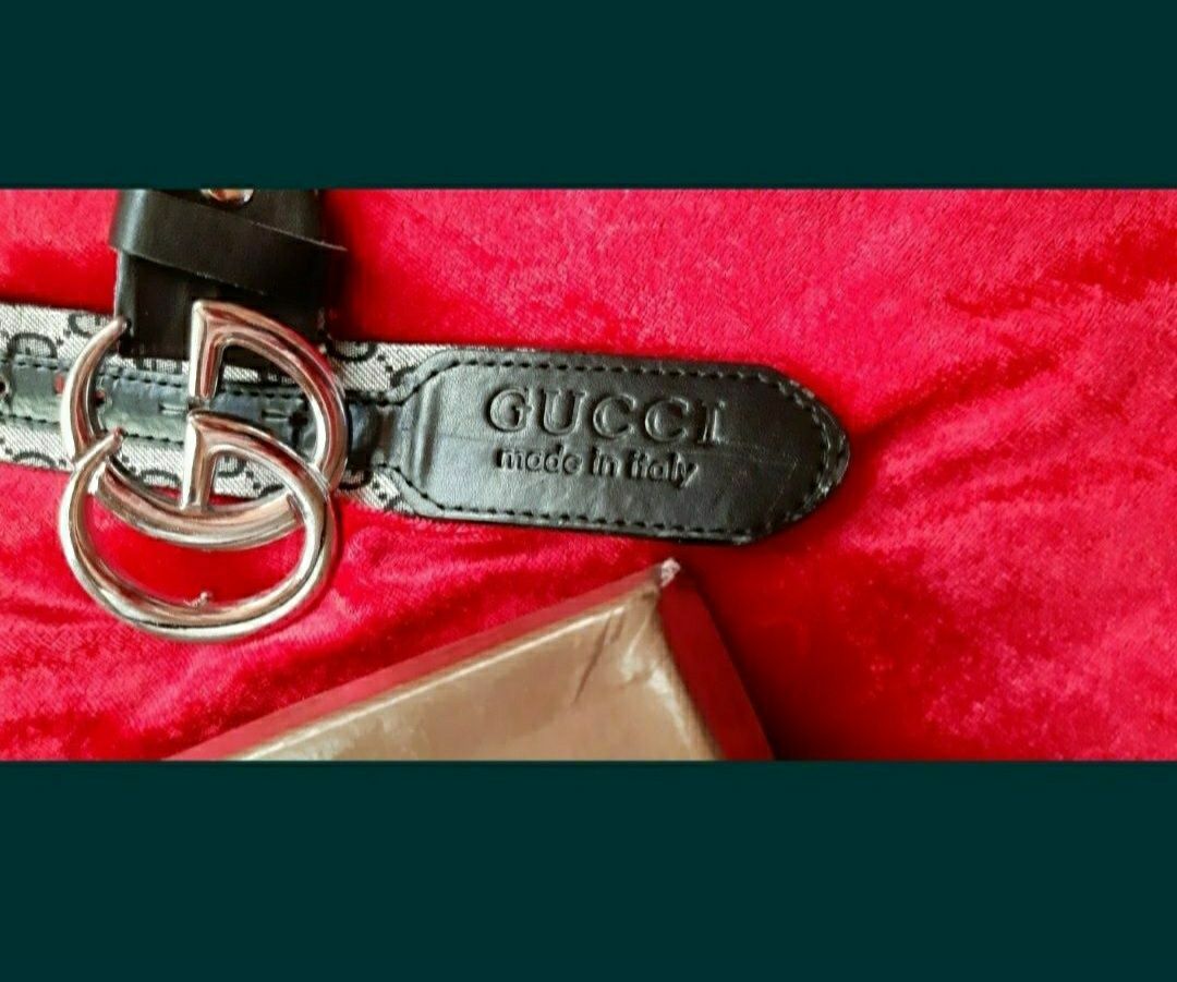 Gucci pasek unisex męski damski made in Italy piękny i elegancki