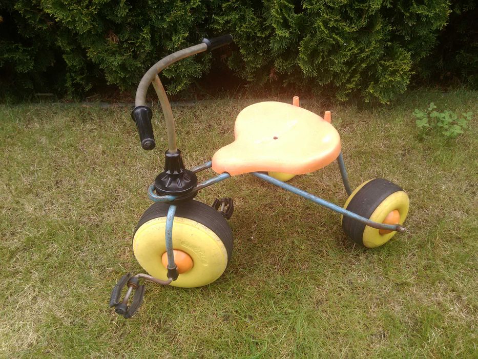 stary rowerek PRL dziecięcy trójkołowy Polska OMEGA rower retro azak