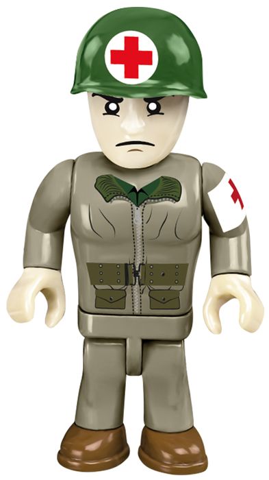 Klocki Cobi 2295 Pojazd Jeep Medical Willys Mb  Hc Ww2 130 El.