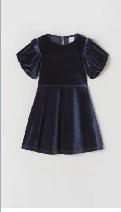 Велюровое платье Zara 9 лет 134 см