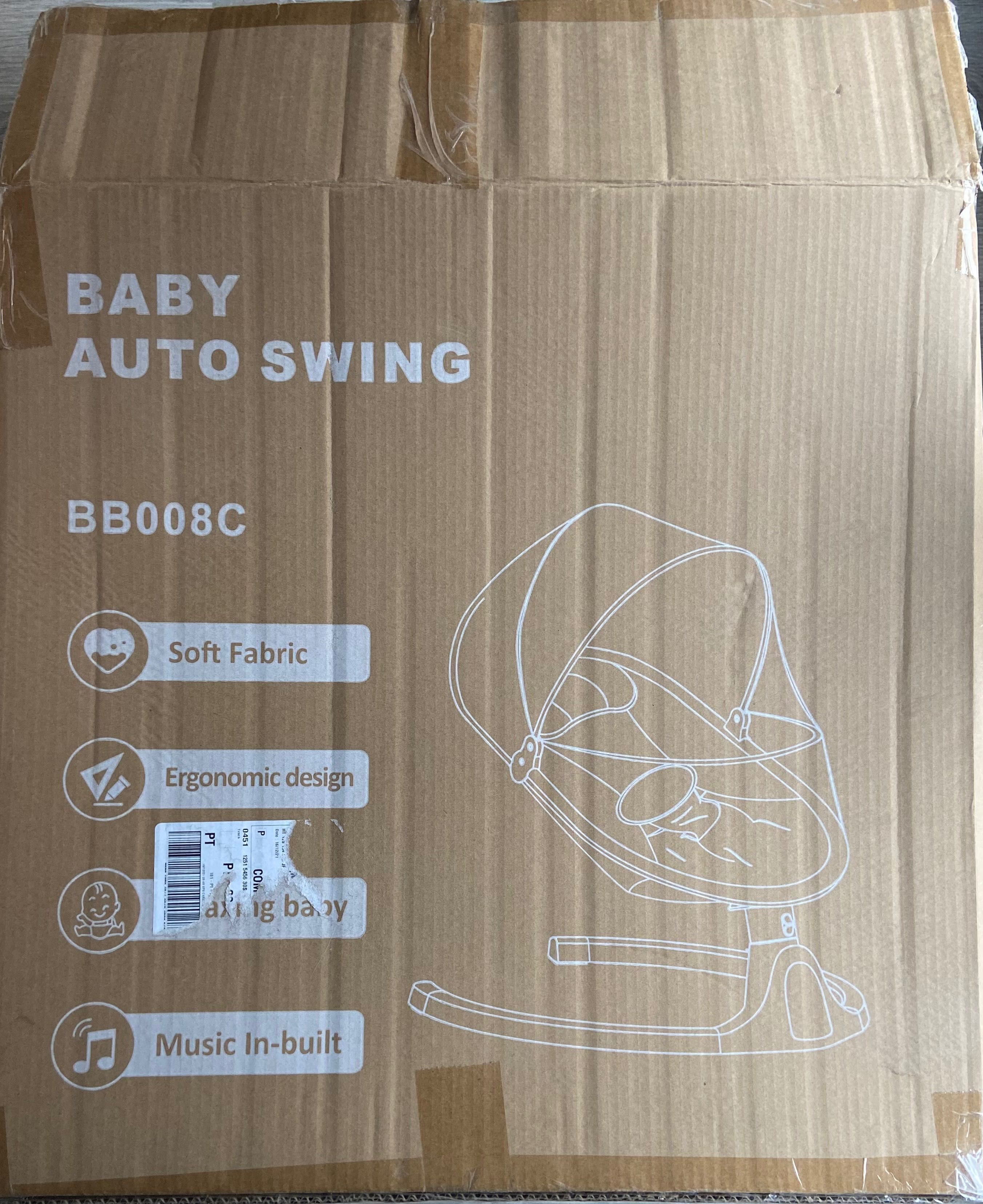 Espreguiçadeira baby auto swing