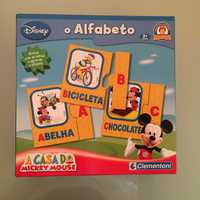 O alfabeto do Mickey (Disney) Clementoni - Completo e c/NOVO c/portes