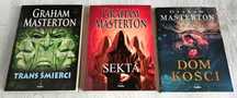 3x Graham Masterton Trans śmierci + Sekta + Dom kości