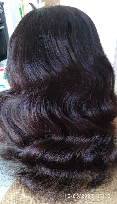 Peruca de cabelo humano