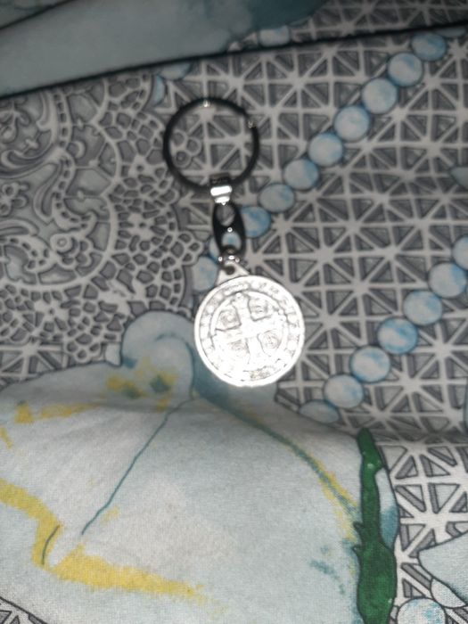 Брелок Бенедикт круглий  made in Italy