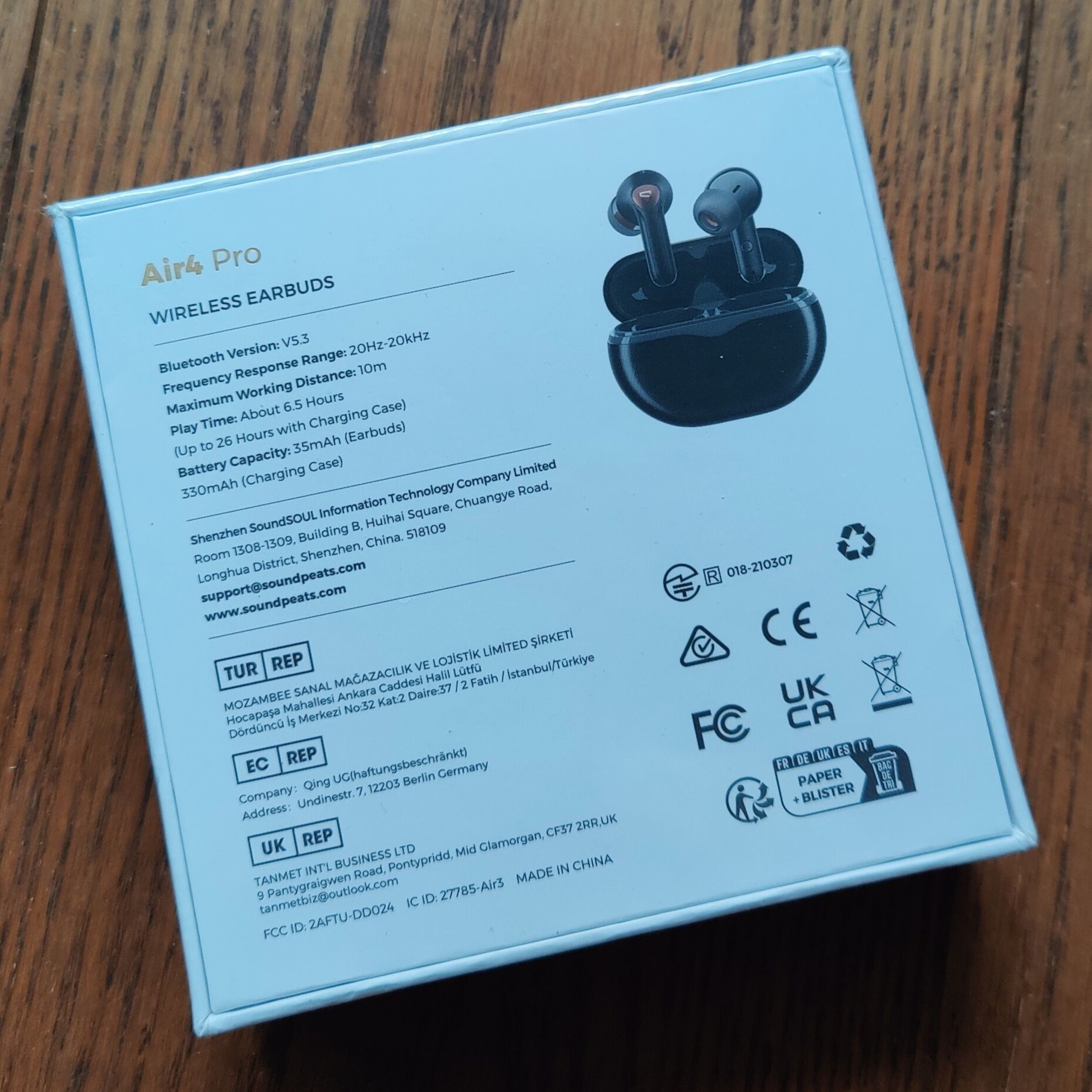 Soundpeats Mini Pro HS навушники Bluetooth LDAC tws black new