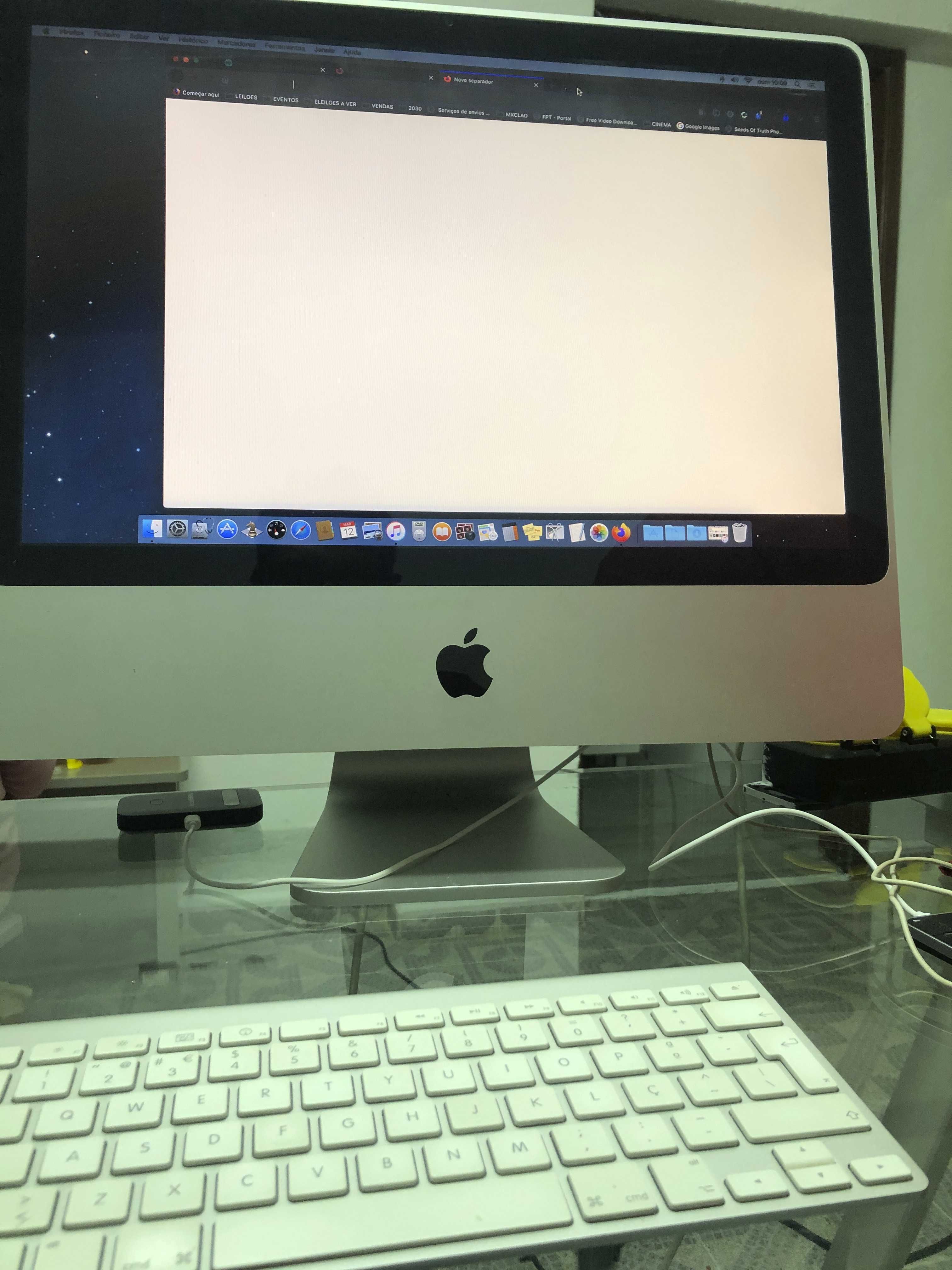 iMac 20” Core 2 Duo teclado e rato