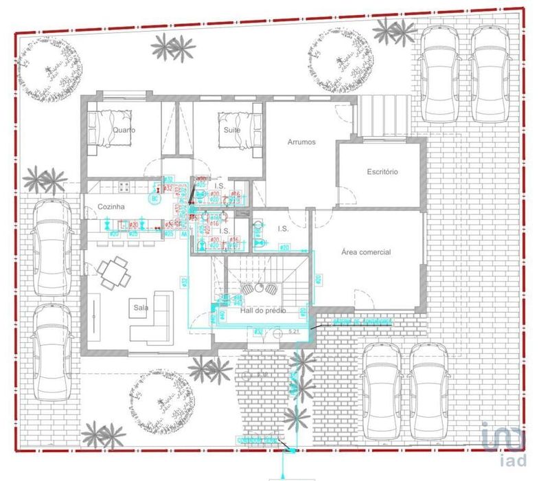 Terreno em Gafanha da Encarnação de 278,00 m2