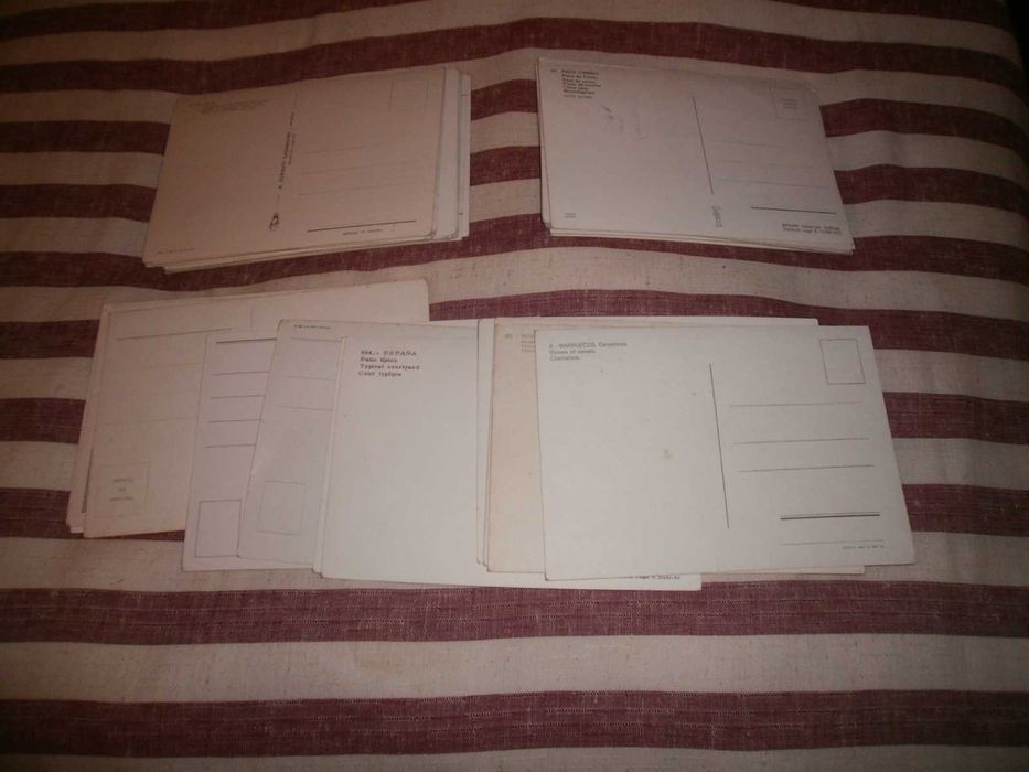 37 cartões postal vintage