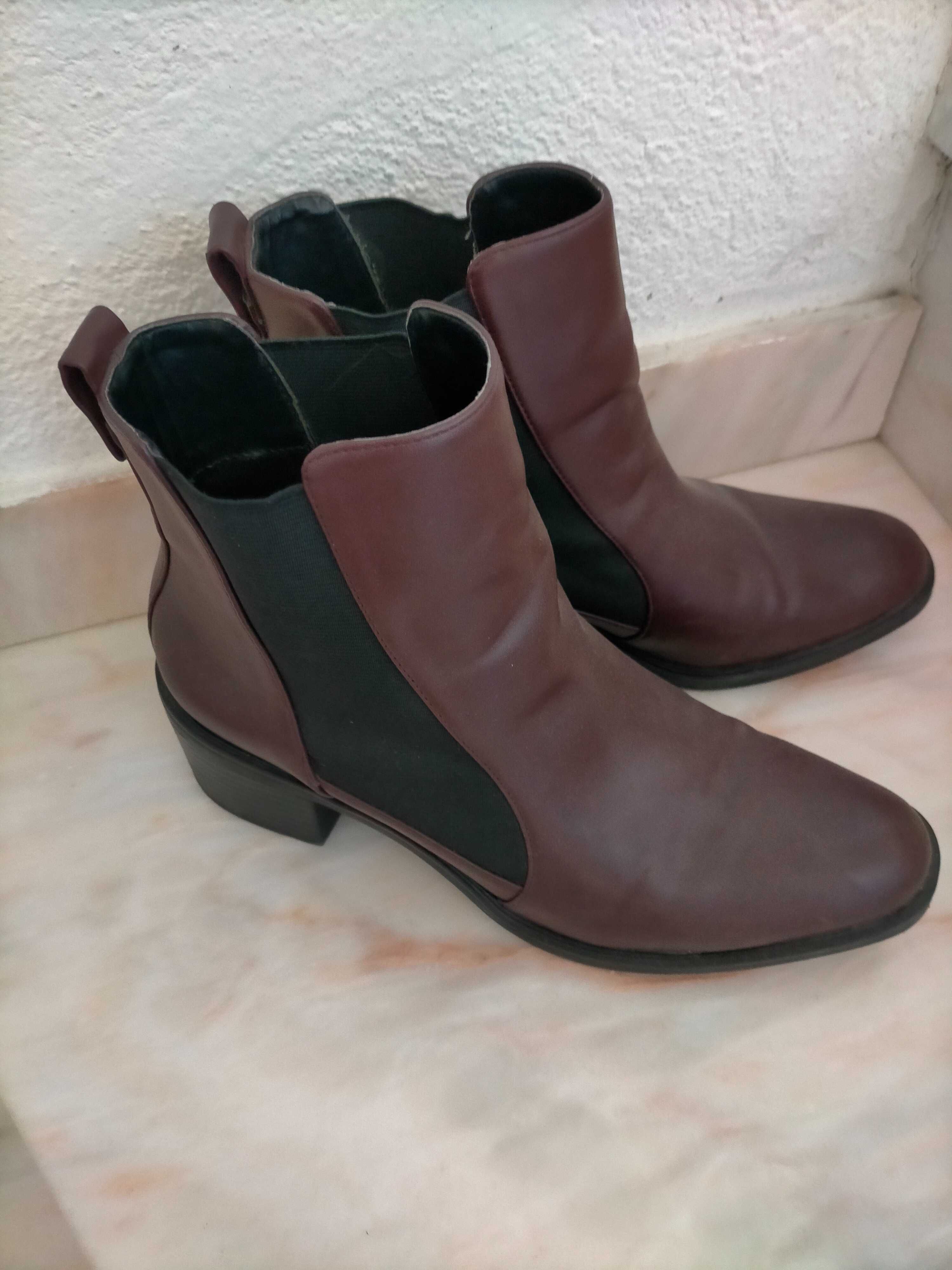 Botas de tacão Zara