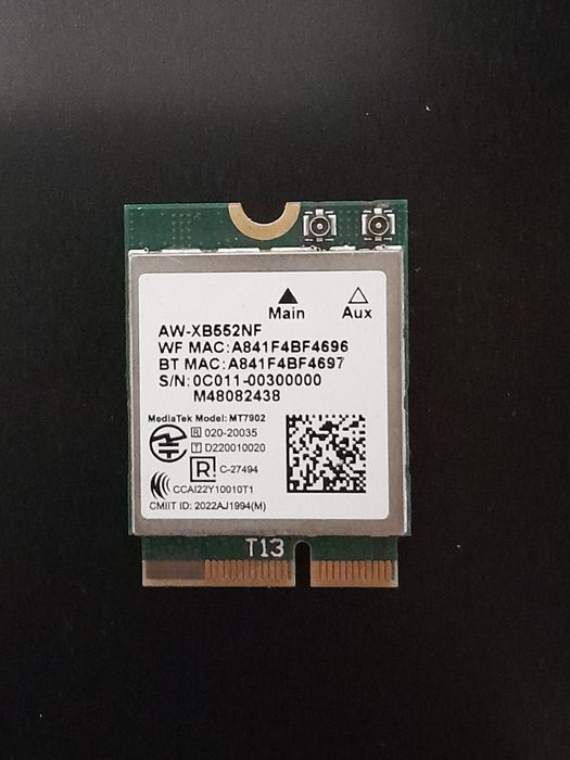 WiFi Bluetooth модуль , WiFI 6E BT5.2