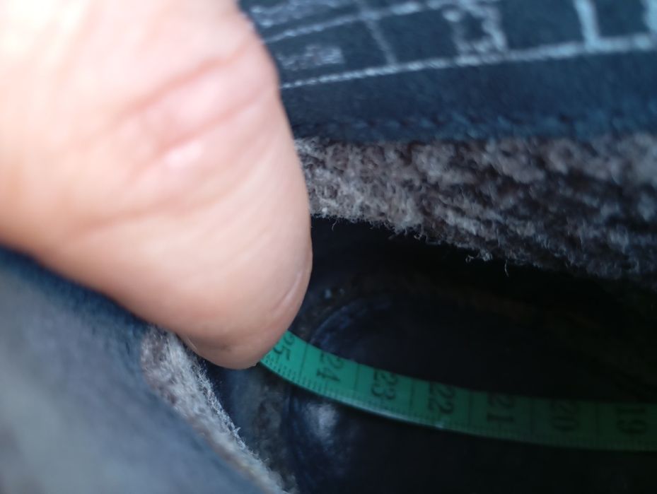 Ботинки женские осень -зима замшевые р37 Германия